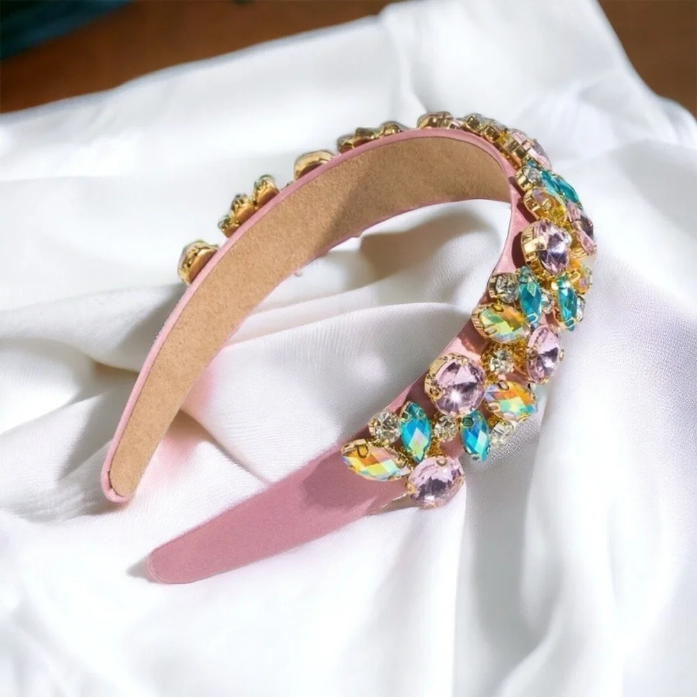 Sparkle & Shine: Rhinestone Easter Headband - Perfect for Mardi Gras & Beyond!